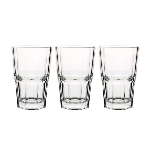 Cтаканы набор 3шт 355мл стекло SERENITY (8)