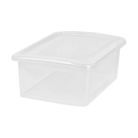 Ящик для хранения 9л 37*27,4*14,8см пластик Laconic прозрачный кристалл (6)