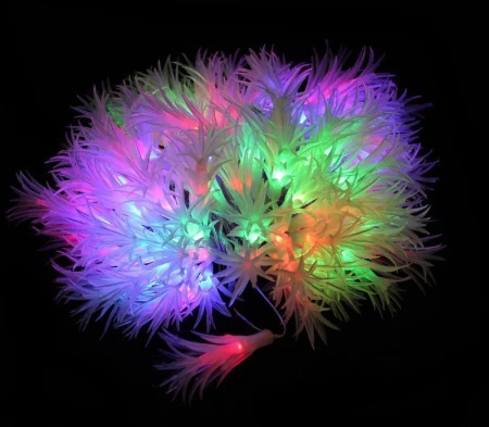 Гирлянда электрическая Перышки 5,5м 28 диодов JC-853 (50)