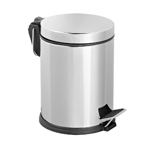 Ведро для мусора 5л металл круглое, внутр.пласт.контейнер 21*26,5 с педалью (410400) (4) Ведро для мусора 5л металл круглое, внутр.пласт.контейнер 21*26,5 с педалью (410400) (4)