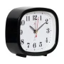 Будильник 12,5*10,5см кварц РУБИН Классика черный (20)