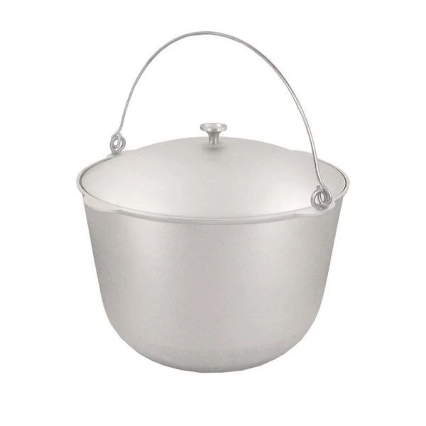 Котел походный 20л алюминий с крышкой (2)