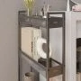 Этажерка 44,6*13*79,2см металл ВИШЕРА 13 графит