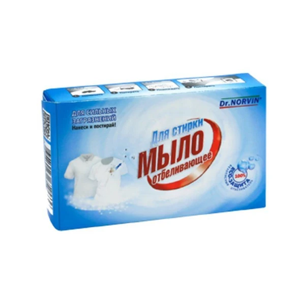 Мыло хозяйственное 100г Dr.Norvin Отбеливающее (12)