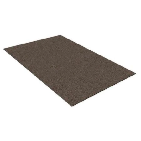 Коврик придверный полиэстер/резина 50*80см влаговпитывающий SHAHINTEX Тафтинг коричнево-серый гранит
