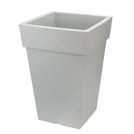 Кашпо 7,5л 240*240мм h-350мм пластик ТУБУС Смоки (3)