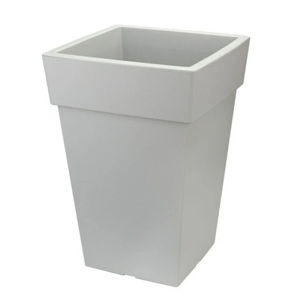 Кашпо 7,5л 240*240мм h-350мм пластик ТУБУС Смоки (3)