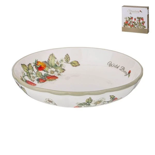 Салатник 21,5*4,5см 800мл фарфор Strawberry (18)