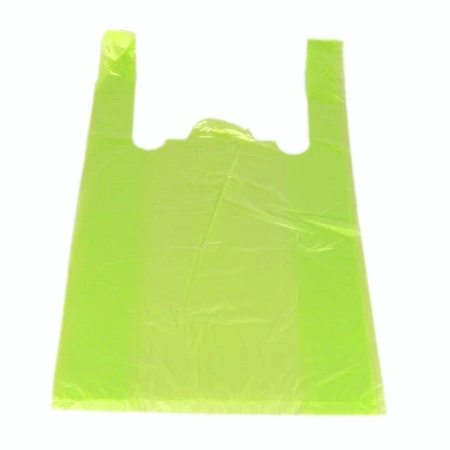 Пакет-майка 45*25*12см 10мкм полиэтилен зеленый (5000/200)