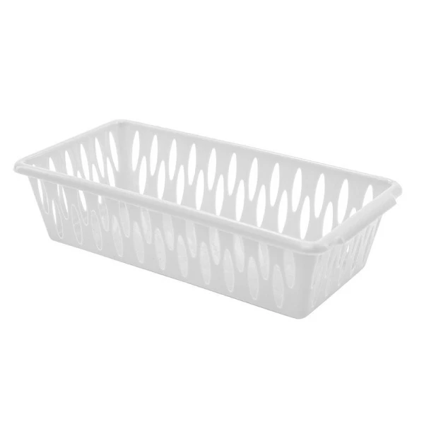 Корзинка 19,5*10*5см пластик Light XS белое облако (50)