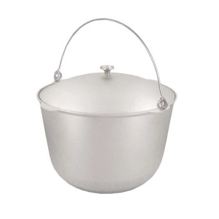 Котел походный 30л алюминий с крышкой (2)