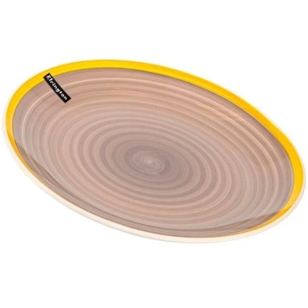 Тарелка мелкая 27см керамика Аэрография ПОЛДЕНЬ обеденная 139-23097 (6/24) ВЫВОД