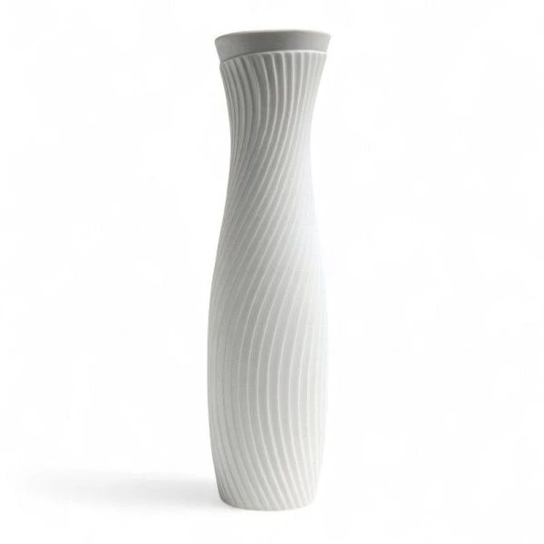 Ваза для сухоцветов 60см керамика серая JC-15994 (8)
