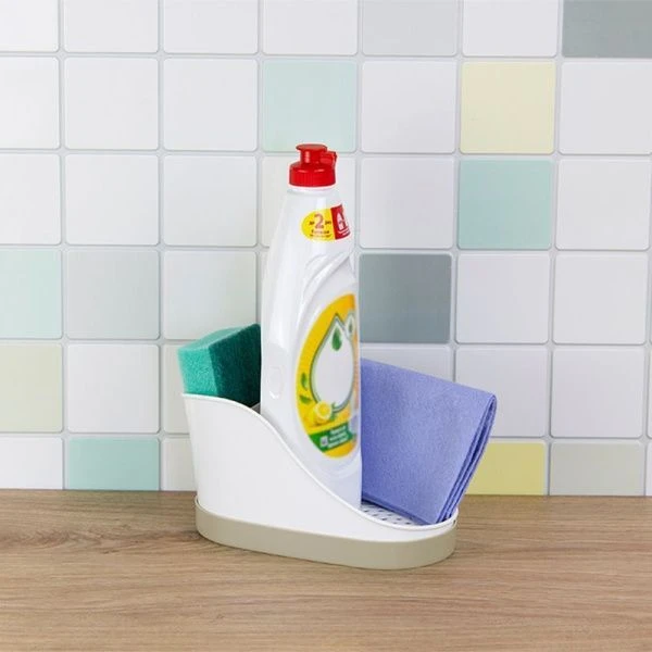 Подставка для моющих средств 105*125*185мм пластик смоки (16)