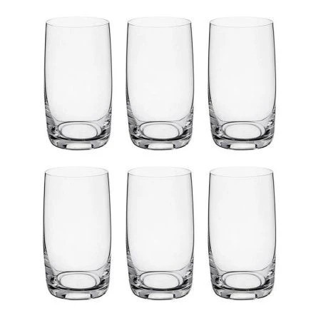 Стаканы для воды набор 6шт 380мл стекло ИДЕАЛ/ПАВАУ 25015/380 (8) 16222