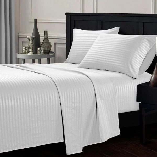 КПБ 1,5сп страйп-сатин (100% полиэстер) № 14 белый