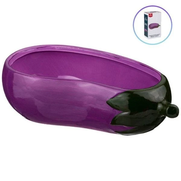 Блюдо для запекания 500мл 21,5*11,5*6см керамика БАКЛАЖАН (18)