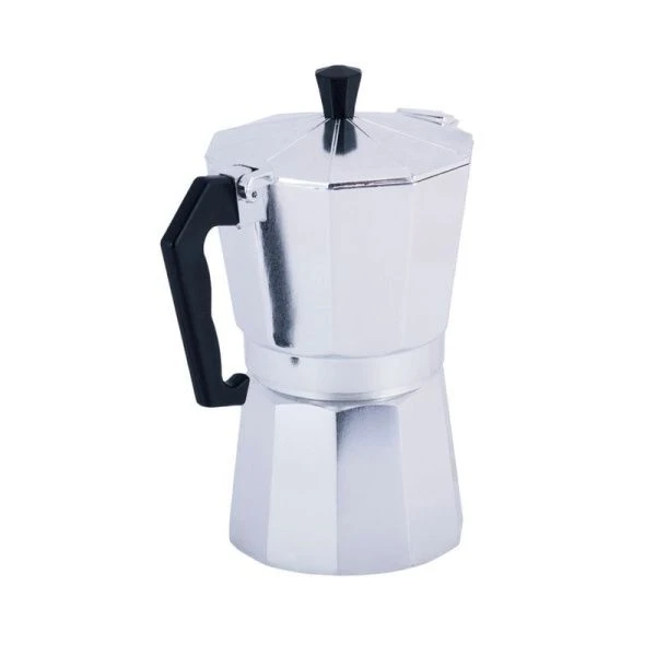 Кофеварка гейзерная 300мл на 6 чашек алюминий арт.2501 (36)