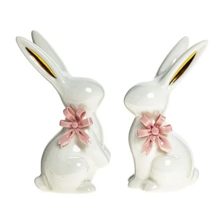 Фигурка Заяц 7,5*6*15см фарфор 2 вида (36)