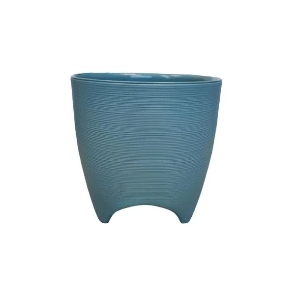 Горшок цветочный 2,25л 16*16см пластик ДЕ КОСТА с вкладкой тиффани (10)