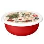 Миска 3,2л пластик ИГРУШКИ с крышкой с декором красный (24) 223138406/03
