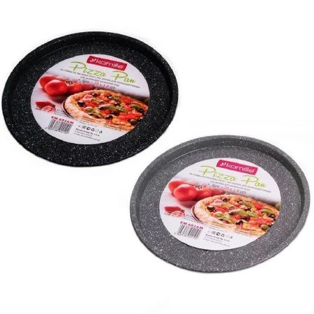 Форма для пиццы 29*2см угл.сталь АП серый, черный мрамор, арт. 6016M (16)