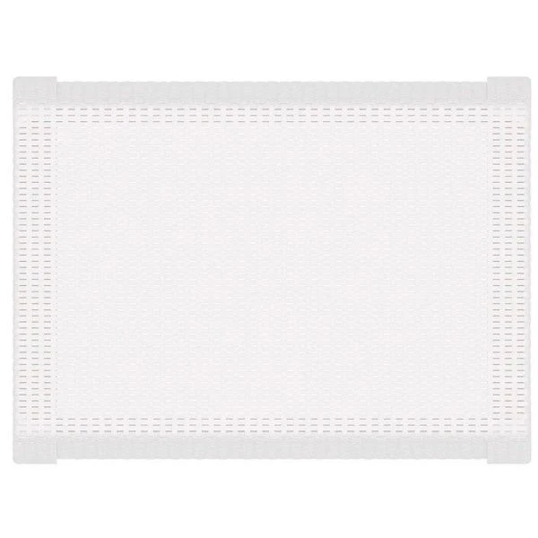 Стол 76,5*57*42см пластик РОТАНГ-ПЛЮС белый (1)