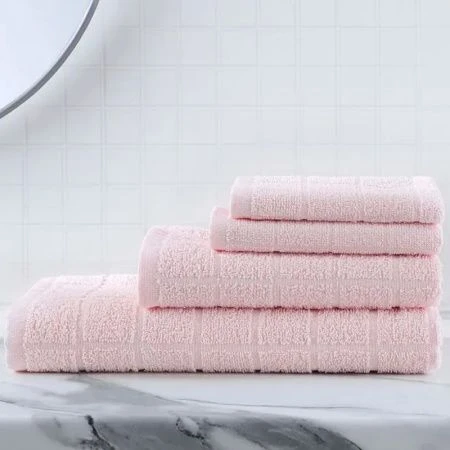 Полотенце махровое 50*80см Quasar светло-розовый ВЫВОД
