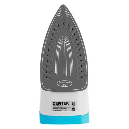 Утюг 1800Вт Centek CT-2348 синий/фиолет, КЕРАМИЧЕСКАЯ подошва, паровой удар, самоочистка, 200мл