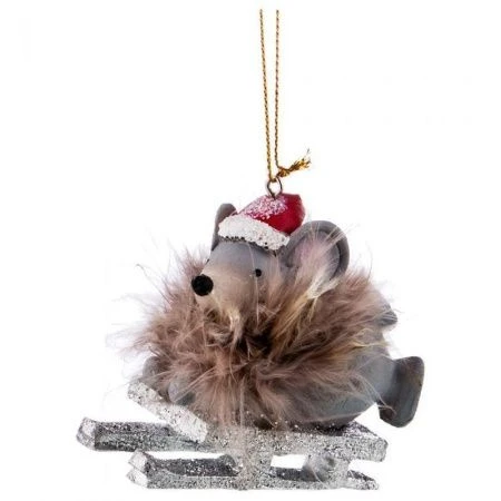 Фигурка Мышь полистоун 4,5*7*8,5см (144)