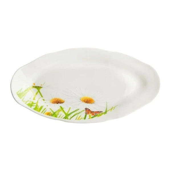 Селедочница 25см фарфор РОМАШКА Идиллия (15)