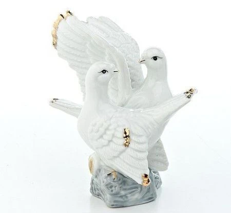 яяяФигурка ПАРА ГОЛУБЕЙ 11*8*12см (48)