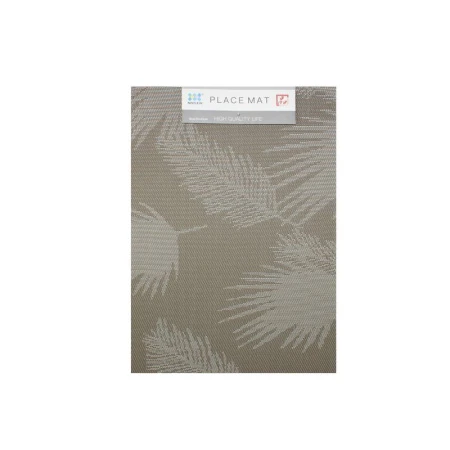 Салфетка сервировочная 30*45см ПВХ ПЕРО коричневая (240)