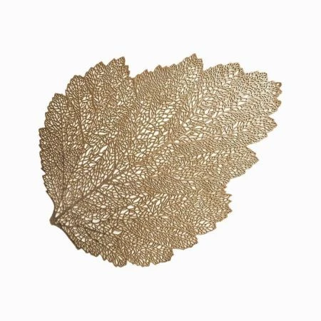 Салфетка сервировочная 46*36см ПВХ Золотой листок (180)