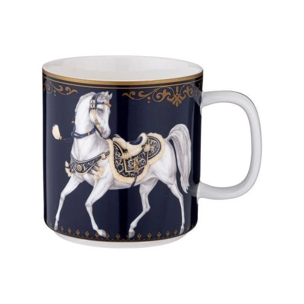 Кружка 400мл фарфор Horse club (36)