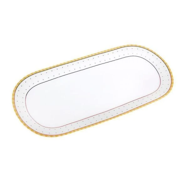 Блюдо 25*11,5см фарфор HARRINGTON овальное NB207R10 (6/24) ВЫВОД