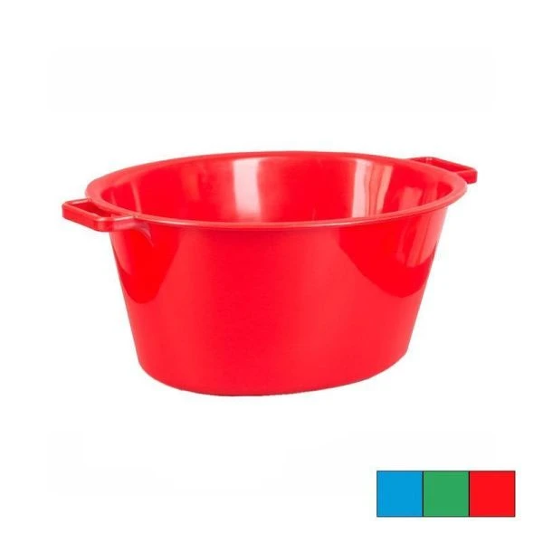 Таз 28л пластик овальный с ручками Ар (5/10) Таз 28л пластик овальный с ручками Ар (5/10)