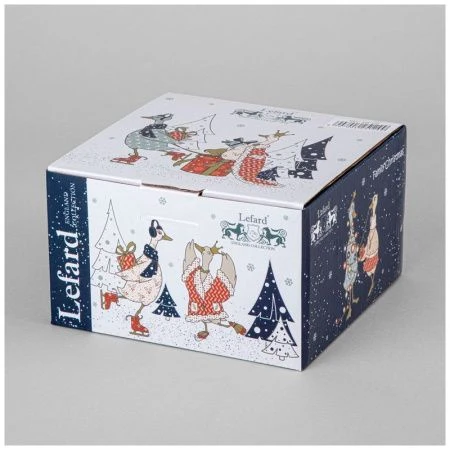 Чайный набор 2пр фарфор FAMILY CHRISTMAS на 1 персону 250мл (24)