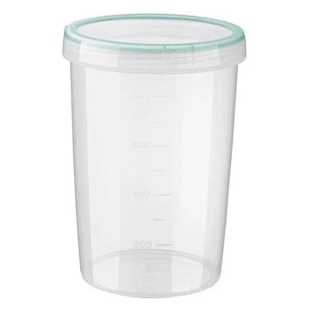 Контейнер пищевой 1л 11*15см пластик ВИНТАЖ с завинчивающейся крышкой (33/18)