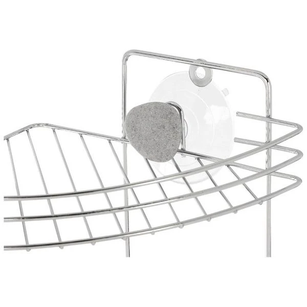 Полка угловая 3 ярусная 19*19*41см хром STONE W2672С (4)