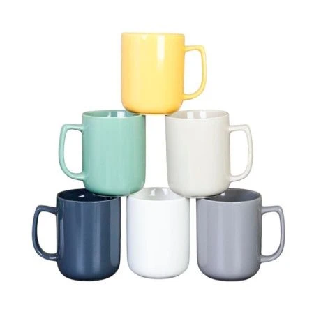 Кружка 400мл керамика КЛАССИКА пастель перламутр микс А-101 (72)