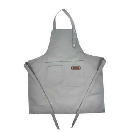 Фартук кухонный 70*80см хлопок/полиэстер серый PG-352