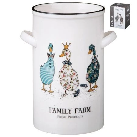 Подставка для столовых приборов фарфор 10,5*17см FAMILY FARM (12)