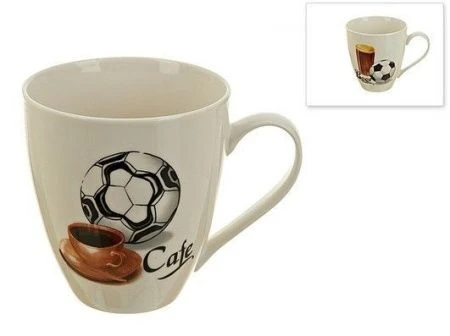 Кружка 610мл фарфор ВРЕМЯ ФУТБОЛА (36) Кружка 610мл фарфор ВРЕМЯ ФУТБОЛА (36)