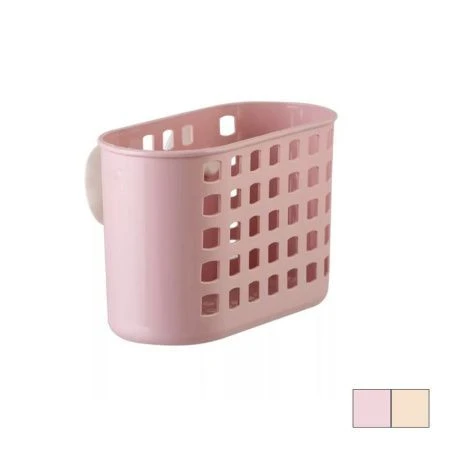 Подставка для принадлежностей пластик навесная на присосках (36)