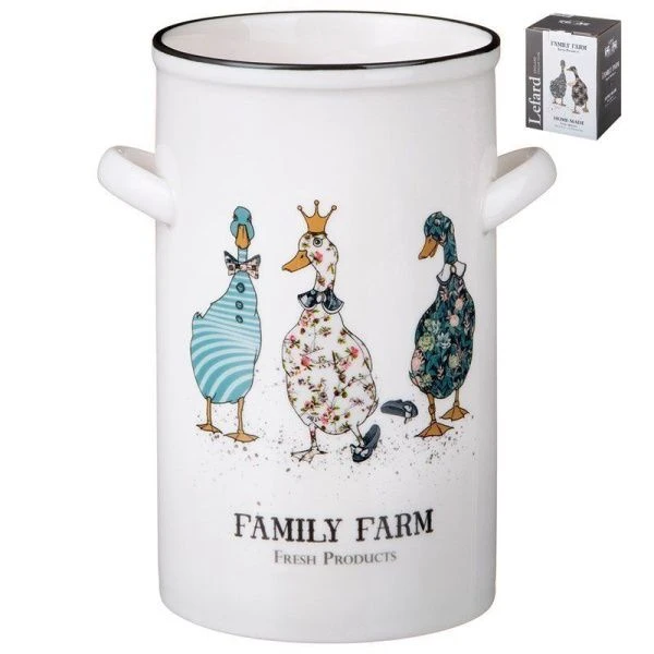 Подставка для столовых приборов фарфор 10,5*17см FAMILY FARM (12)