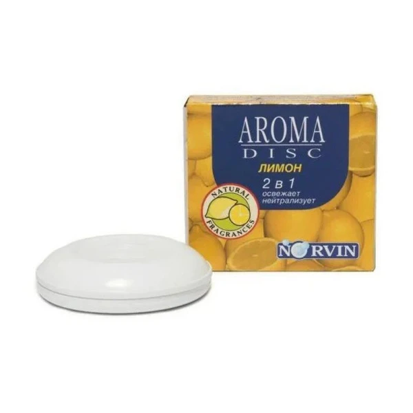 Освежитель воздуха дисковый NORVIN лимон (12)