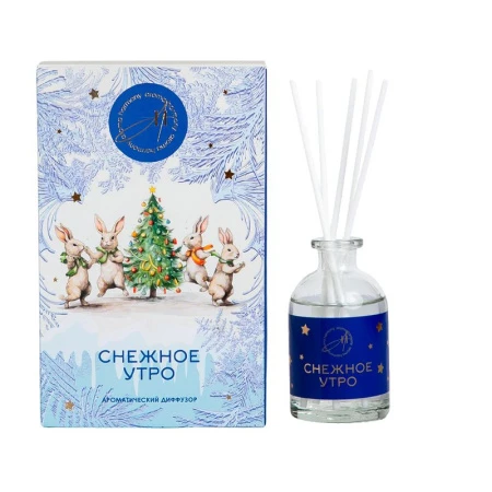 Аромадиффузор-открытка 50мл Aroma Harmony НГ Снежное утро AH4048 (7)