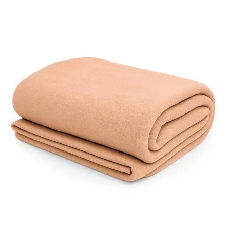 Плед 150*200см флис 220GSM бежевый JC-17919 (20)