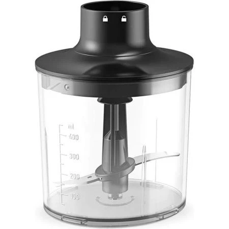 Блендер погружной нерж.сталь Centek CT-1352 черный 1000Вт, 4в1, блендер 400мл, мерный стакан 600мл,